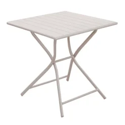 Table en aluminium Max Proloisirs - 70 x 70 x 74 cm