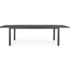 Table extensible anthracite BIZZOTTO HILDE - 200/300x100 cm