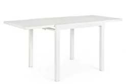 Table extensible PELAGIUS en aluminium - 83/166x80cm