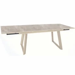 Table Malo avec 2 rallonges en aluminium - 180 x 230 x 280 x 100 cm