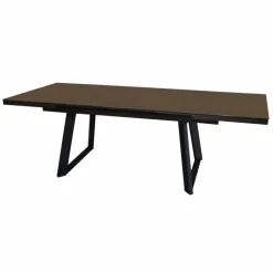 Table Malo avec rallonge automatique en aluminium - 180 x 240 x 100 cm