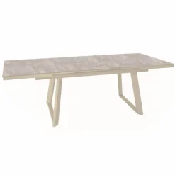 Table Malo avec rallonge automatique en aluminium - 180 x 240 x 100 cm