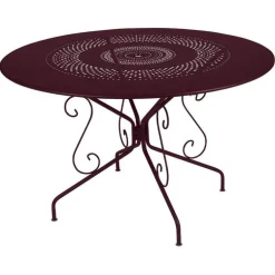 Table Montmartre ronde en acier Fermob - Ø 117 x 74 cm