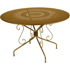 Table Montmartre ronde en acier Fermob - Ø 117 x 74 cm