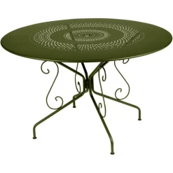 Table Montmartre ronde en acier Fermob - Ø 117 x 74 cm