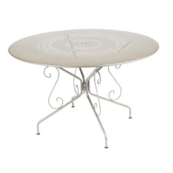 Table Montmartre ronde en acier Fermob - Ø 117 x 74 cm