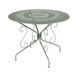 Table Montmartre ronde en acier Fermob - Ø 117 x 74 cm