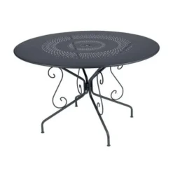Table Montmartre ronde en acier Fermob - Ø 117 x 74 cm