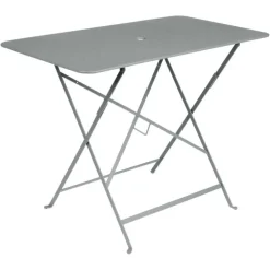 Table pliante Bistro coloris gris en acier Fermob - 97 x 57 x 74 cm