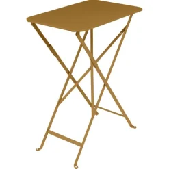 Table pliante Bistro coloris marron en acier Fermob - 37 x 57 x 74 cm