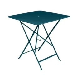 Table pliante Bistro FERMOB bleu acapulco L71xl71xh74