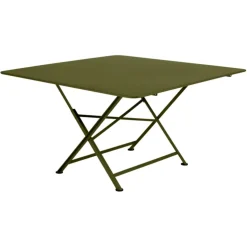 Table pliante Cargo en acier Fermob - 128 x 128 x74 cm