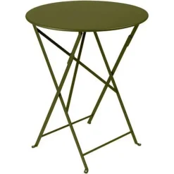 Table pliante en acier Fermob Bistro - Ø 60 cm