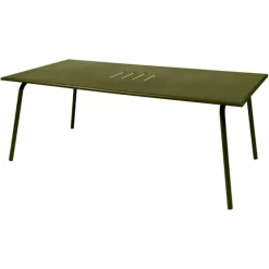 Table rectangulaire Monceau en acier Fermob - 194 x 94 x 74 cm