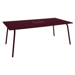 Table rectangulaire Monceau en acier Fermob - 194 x 94 x 74 cm