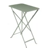 Table rectangulaire pliante en acier coloris cactus Bistro Fermob - 57 x 37 cm