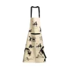Tablier de cuisine Dubout 3 chats et Compagnie - 72 x 85 cm
