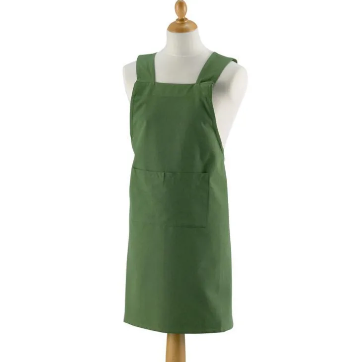 Tablier recyclé Gen coloris vert - 120 x 85 cm