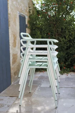 Tabouret Monceau en acier Fermob