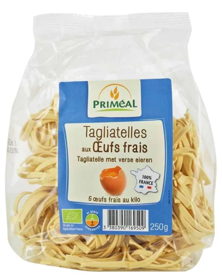 Tagliatelles aux oeufs 250 g PRIMEAL