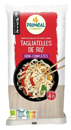 Tagliatelles de riz demi-complètes bio Primeal - 400 g