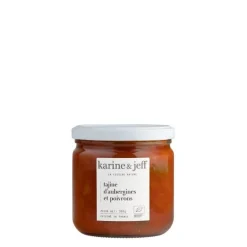 Tajine d’aubergines et poivrons bio - 350 g