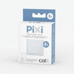 Tampons absorbeur d'humidité pour le distributeur de croquettes connecté pour chat Catit Pixi Feeder - x 3
