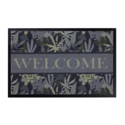 Tapis absorbant intérieur Sweetsol imprimé Welcome nature - 60 x 40 cm