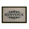 Tapis absorbant intérieur Sweetsol imprimé Bienvenue beige - 60 x 40 cm