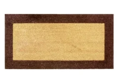 Tapis brosse en coco marron Sweetsol - 60 x 40 cm