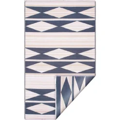 Tapis Cairo natural & black 180 x 120 cm