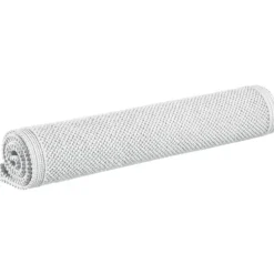 Tapis de bain uni Etia neige 64x54 cm