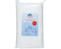 Tapis de neige en fibre blanche - 250 x 100 cm