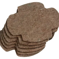 Tapis de nidification pour oiseaux coloris marron en feutre Flamingo Japie – x 6