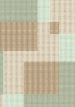 Tapis d'extérieur en polypropylène recyclé multicolore Doux - 240 x 150 cm