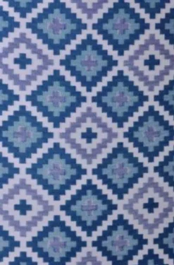 Tapis d'extérieur en polypropylène recyclé bleu Piscine - 300 x 240 cm