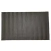 Tapis grattoir en caoutchouc réversible coloris noir pour extérieur E/C Sweetsol - 45 x 75 cm