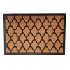Tapis grattoir en coco tissé et maille caoutchouc coloris beige pour extérieur E/C Sweetsol - 40 x 60 cm