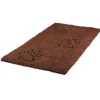 Tapis marron à motif pattes XL - 152 x 76 cm