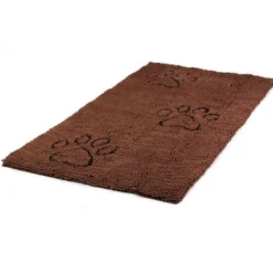 Tapis marron à motif pattes XL - 152 x 76 cm