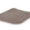 Tapis pour maison de toilette d’angle Nestor Corner gris