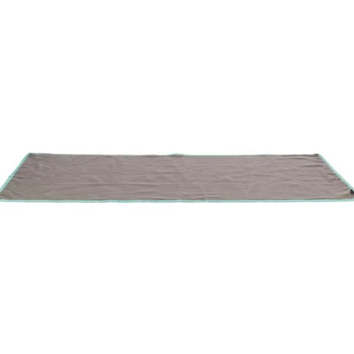 Tapis pour petit mammifère et rongeur en polaire coloris gris et turquoise Trixie – 120 x 65 cm