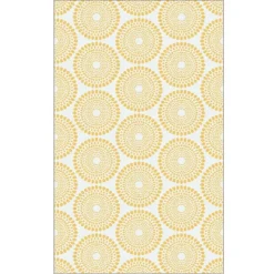 Tapis Rio yellow en polypropylène recyclé Fab Hab - 150 x 240 cm