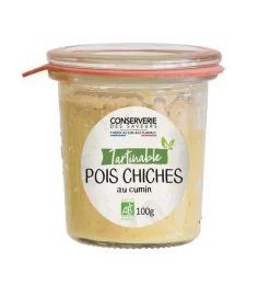 Tartinable de pois chiches au cumin bio Conserverie des saveurs - 100 g