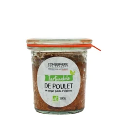 Tartinable de poulet orange pain d’épices Conserverie des saveurs - 100 g