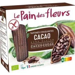 Tartines craquantes au cacao - 160 gr