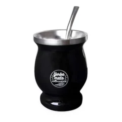 Tasse et bombilla à maté bio Aromandise - 230 ml