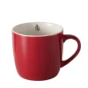 Tasse jumbo rouge en céramique Anina - Ø 9,5 x 9 cm