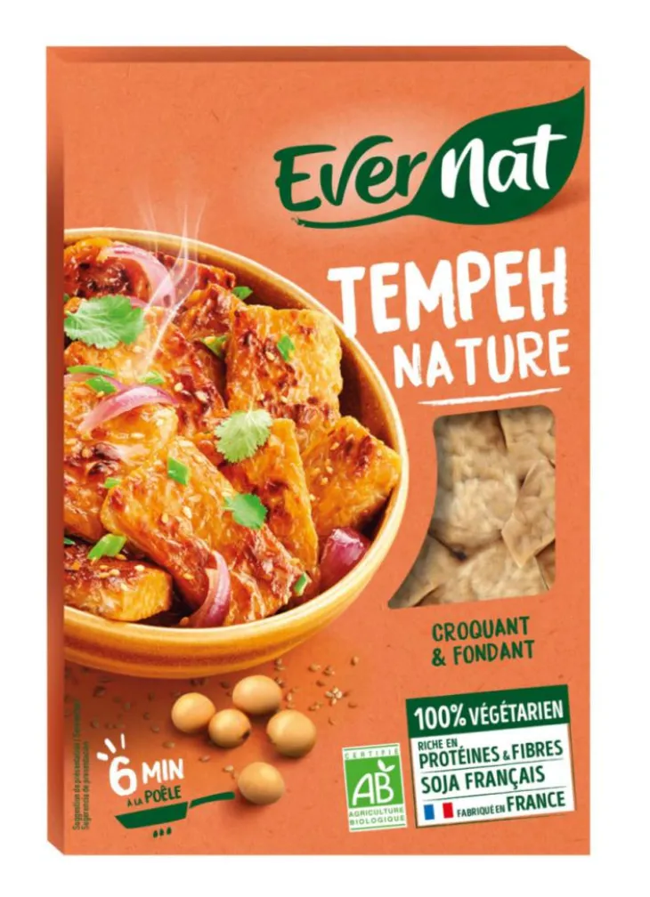 Tempeh nature bio Evernat - 170 g