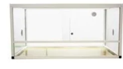 Terrarium pour reptile coloris blanc en aluminium Reptile Planet Élégance – 100 x 45 x 50 cm